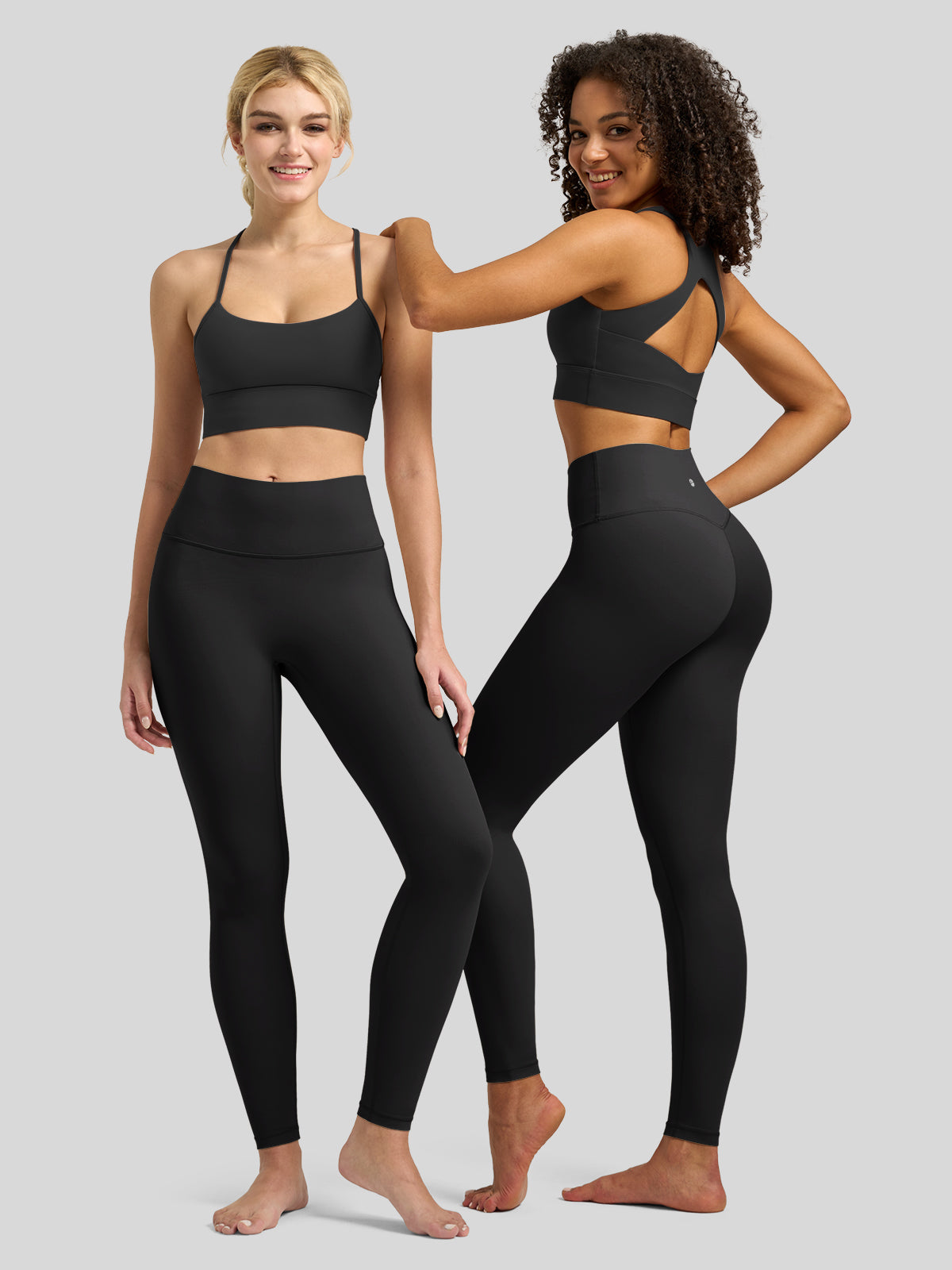 Willit Women's Butterflux High Rise Leggings 28 Inch in black