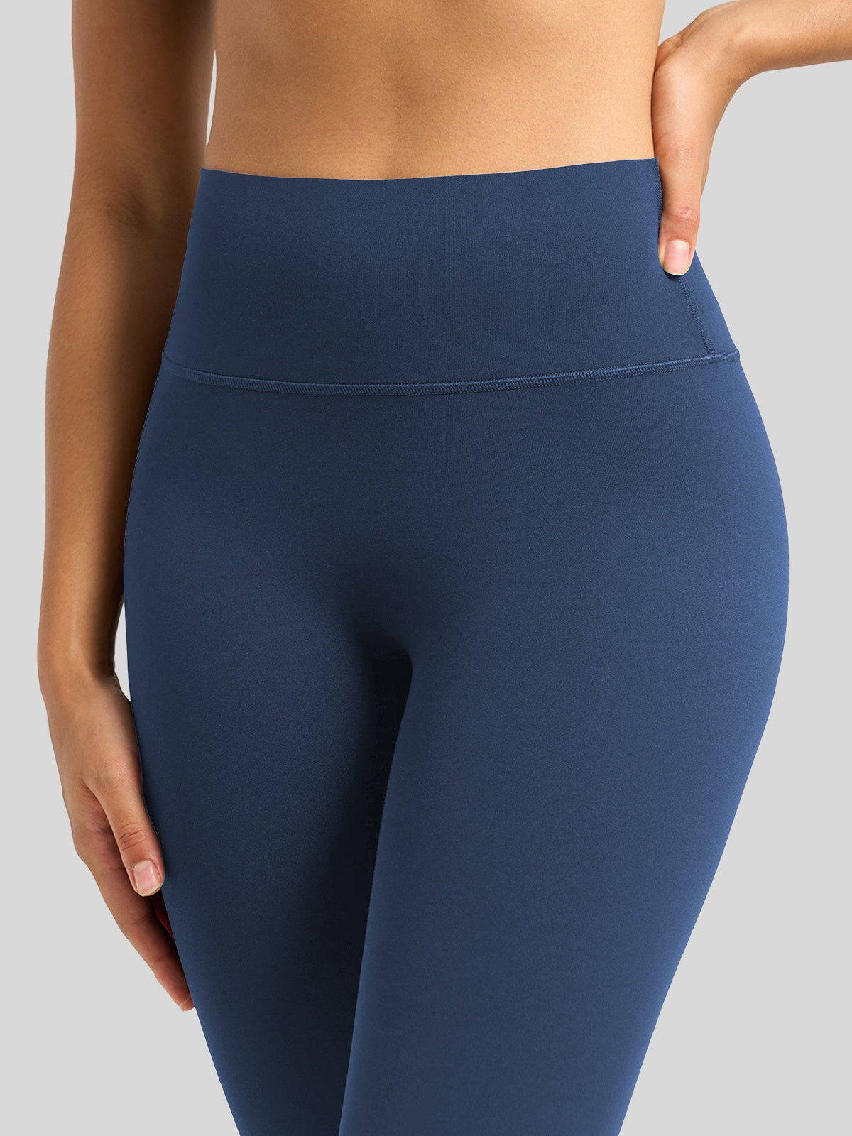 Willit Women's Butterflux High Rise Leggings 26 Inch in dusty blue