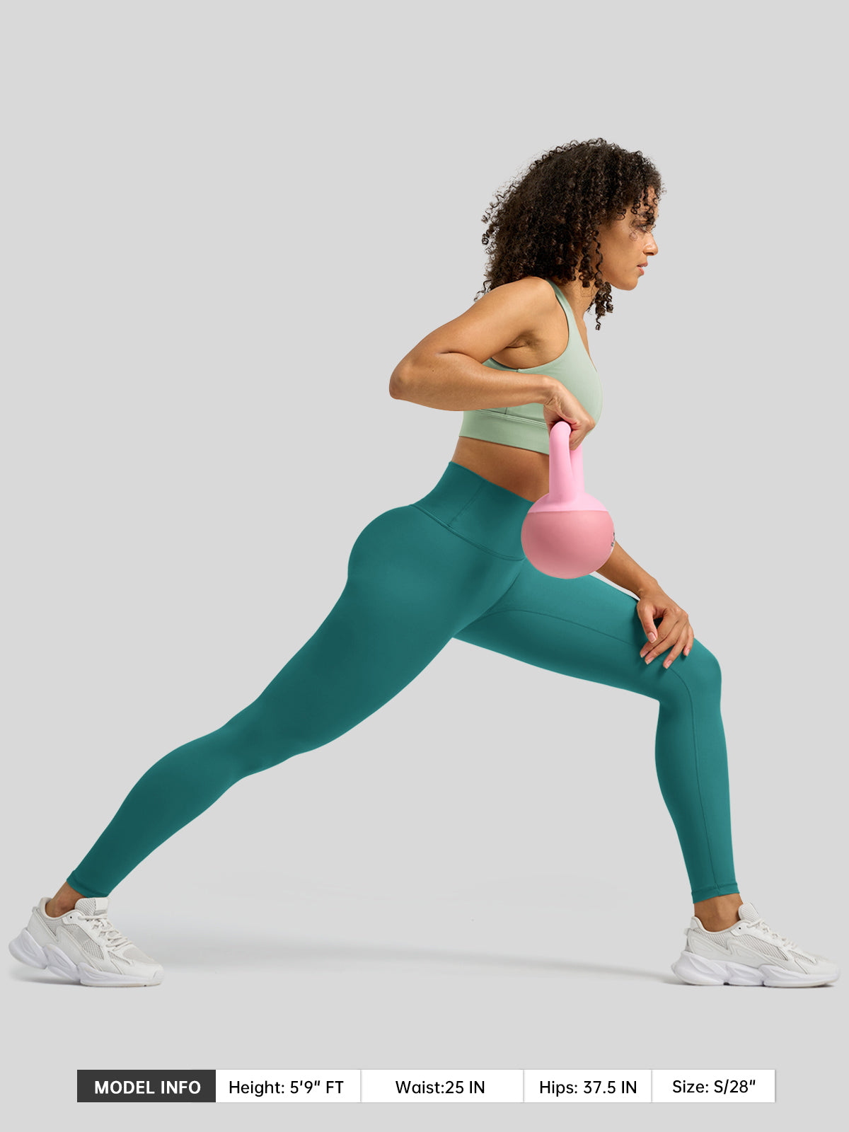 Willit Women's Butterflux High Rise Leggings 25 Inch in green