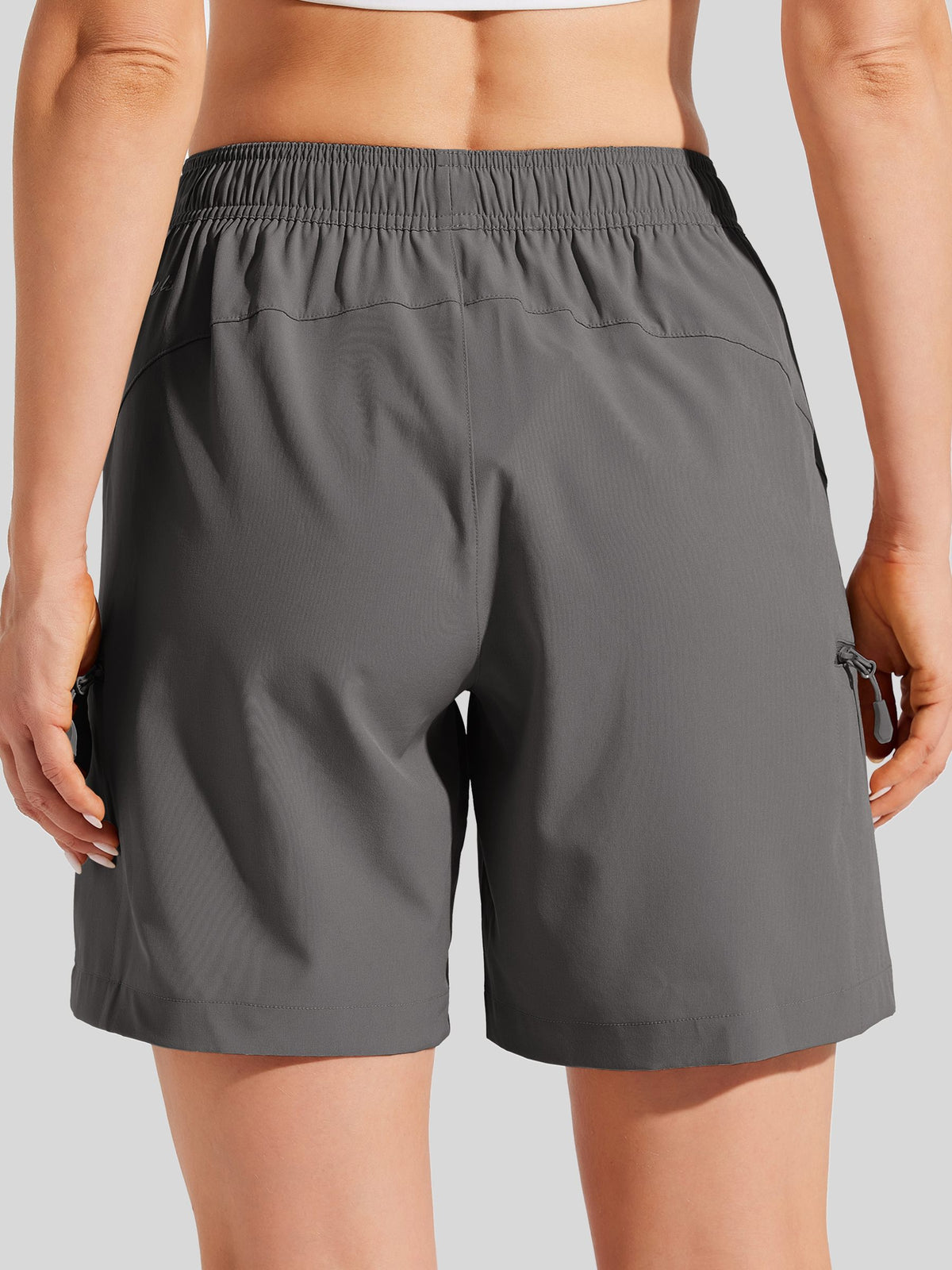 Wiliit Women's Hiking Athletic Shorts_dark gray3