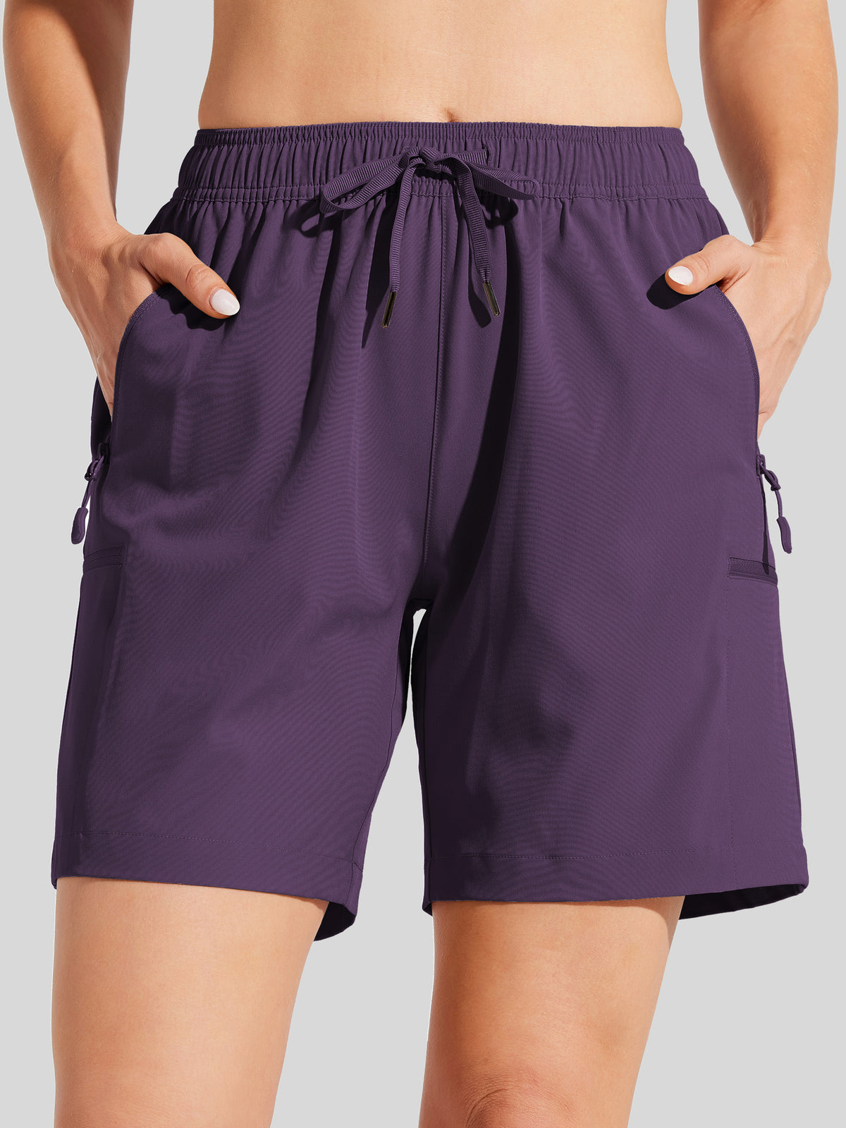 Wiliit Women's Hiking Athletic Shorts_purple1