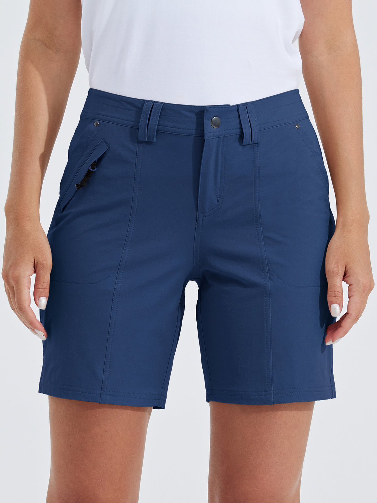 Womens Hiking Shorts Water Resistant navy2