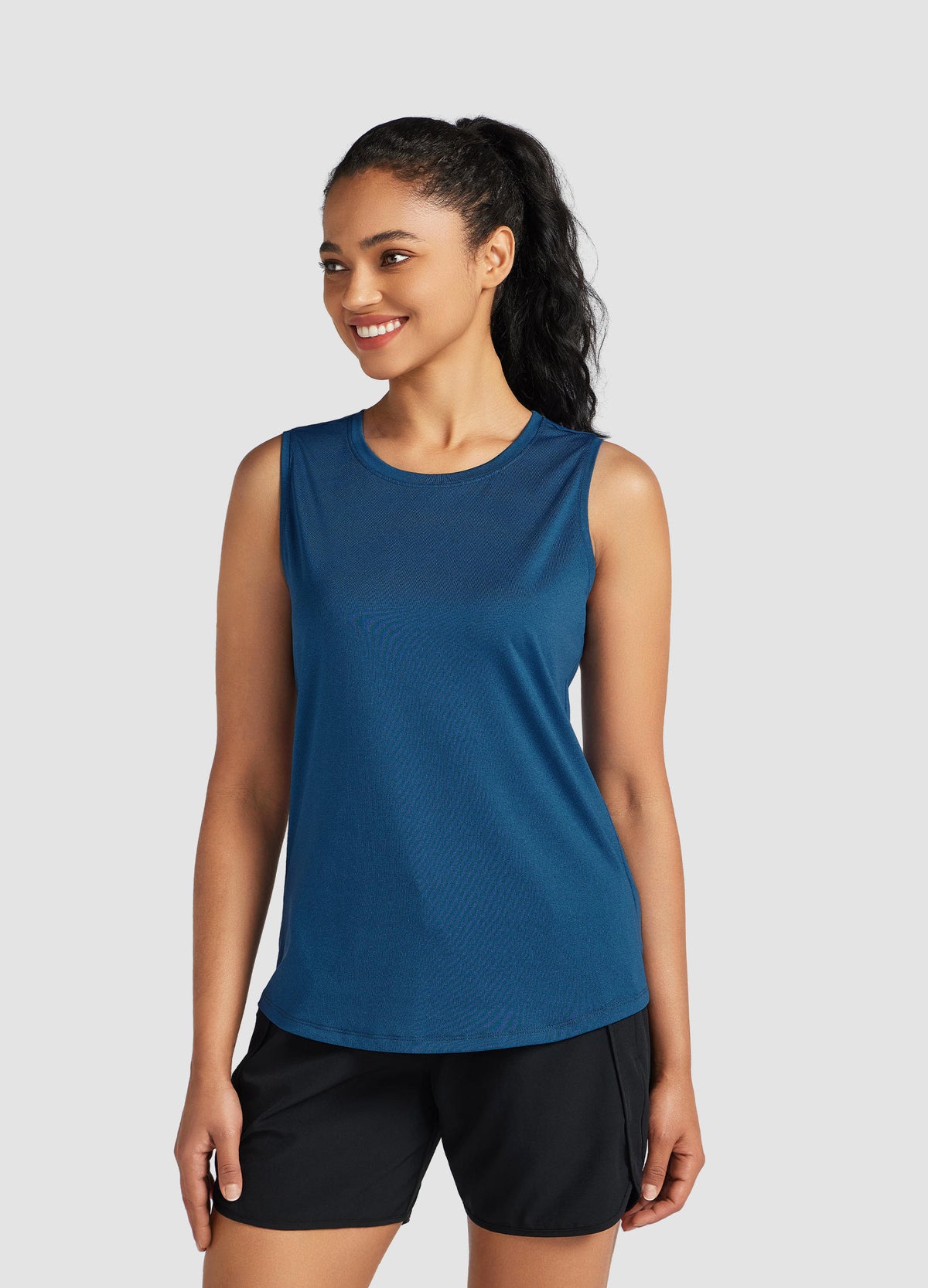 Womens Workout Tank Top deep blue