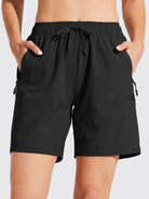 Women's Hiking Athletic Shorts_Black4