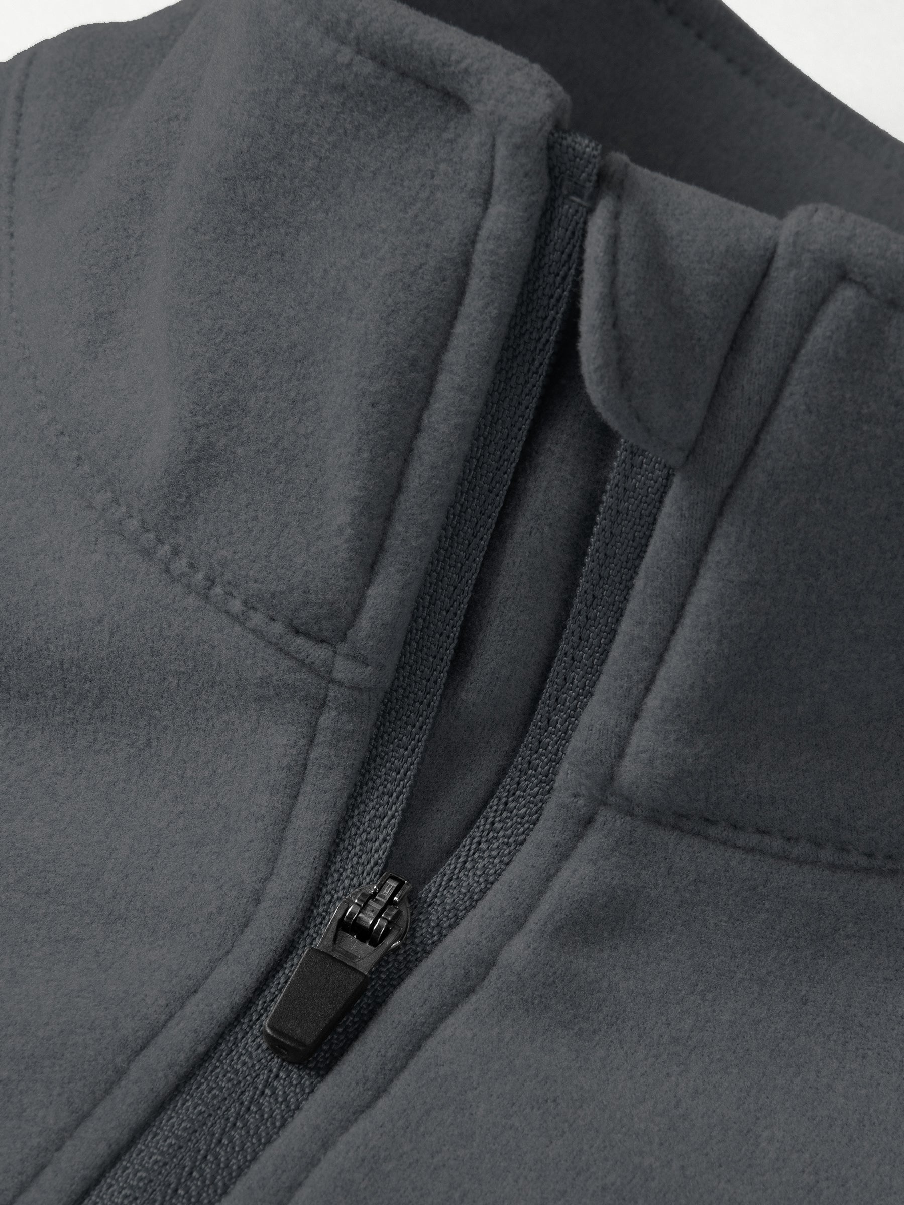 Willit Men's Fleece Pullover Lightweight Sportswear_Laydown_Gray3