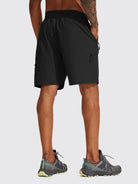 Men's Lightweight Cargo Shorts 7 Inch_Black2