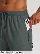 Men's Lightweight Cargo Shorts 7 Inch_DeepGray3