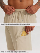 Men's Lightweight Cargo Shorts 7 Inch_Khaki4