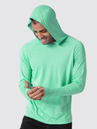 Men's Sun Protection Long Sleeve Shirts Hoodie_LightGreen3