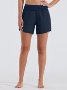 Willit Women's Swim Board Shorts 5 Inch_Navy1