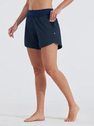 Willit Women's Swim Board Shorts 5 Inch_Navy2