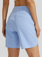 Willit Womens Active 5 Inch Shorts in light blue4
