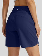 Willit Womens Active 5 Inch Shorts in navy4