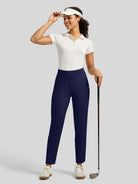 Willit Women's Ankle Stretch Golf Pants-27.5 Inch_navy