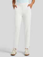 Willit Women's Ankle Stretch Golf Pants-27.5 Inch_white