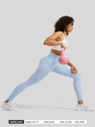 Willit Women's Butterflux High Rise Leggings 28 Inch in blue