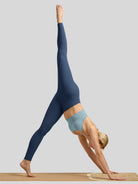Willit Women's Butterflux High Rise Leggings 28 Inch in blue