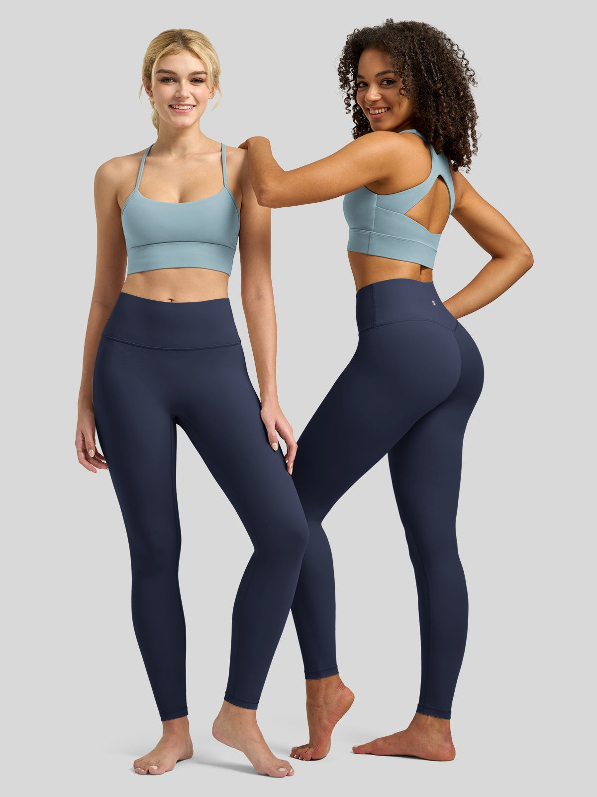 Willit Women's Butterflux High Rise Leggings 25 Inch in navy