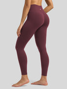 Willit Women's Butterflux High Rise Leggings 25 Inch in red