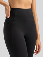 Willit Women's Butterflux Pocket Leggings-25 Inch in black
