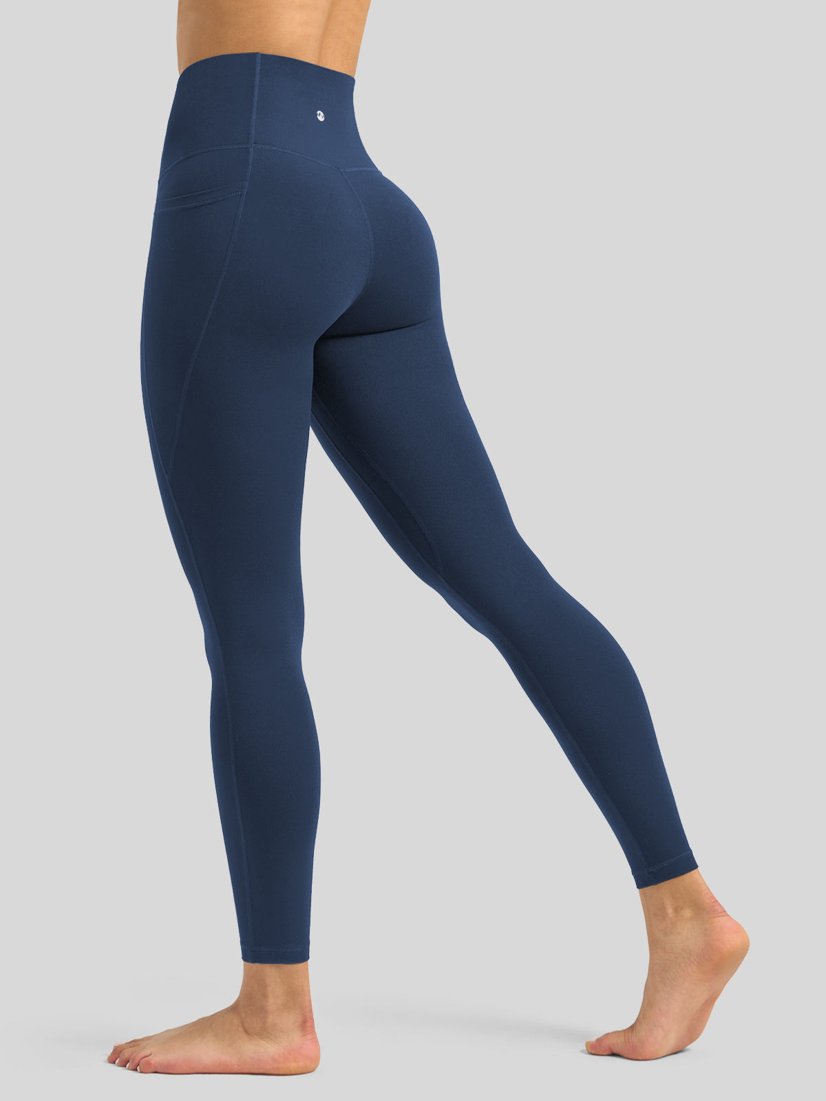 Willit Women's Butterflux Pocket Leggings-25 Inch in dusty in blue