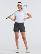 Womens Hiking Shorts 4.5 Inch dark gray5