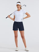 Womens Hiking Shorts 4.5 Inch deep blue5