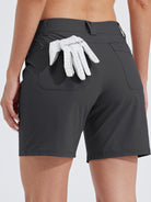 Womens Hiking Shorts Water Resistant dark gray3