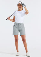 Womens Hiking Shorts Water Resistant light gray4
