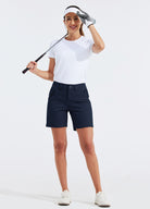 Womens Hiking Shorts Water Resistant navy blue4