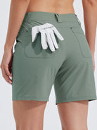 Womens Hiking Shorts Water Resistant sage green3