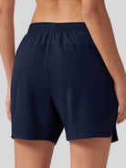 Willit Women's Active Trek Shorts 7 Inch in navy2