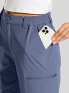 willit Womens Bermuda Cargo Shorts 10 Inch in violet3