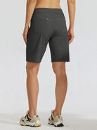 Womens Quick Dry Cargo Shorts dark gray3