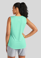 Womens Workout Tank Top aqua