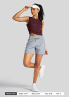 Womens Workout Tank Top wine red