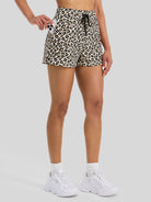 Willit Women's  Running Shorts 2.5 Inch in leopard2