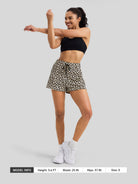 Willit Women's  Running Shorts 2.5 Inch in leopard5