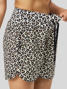Willit Womens Active 7 Inch Shorts in leopard3
