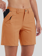 Womens Hiking Shorts Water Resistant copper2